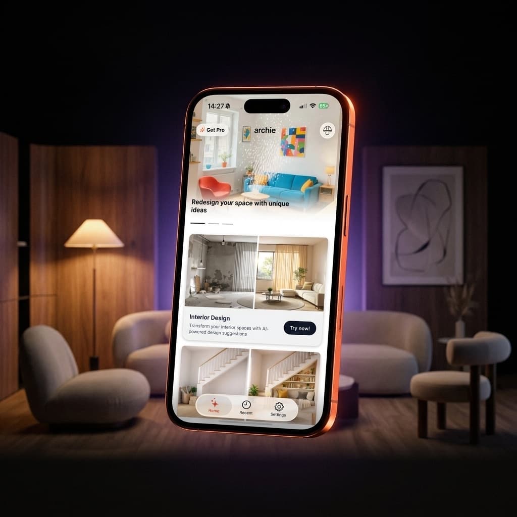 Archie AI interior design room redesign preview